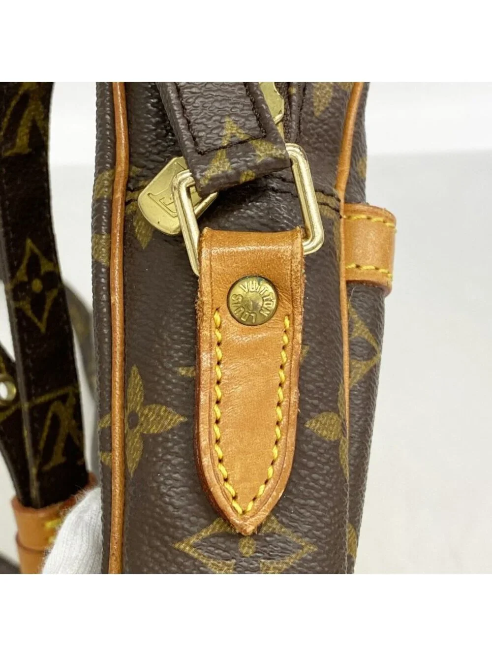 Louis Vuitton Shoulder Bag Monogram Danube Brown